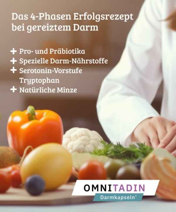 Das 4-Phasen Erfolgsrezept: Omnitadin Darmkapseln