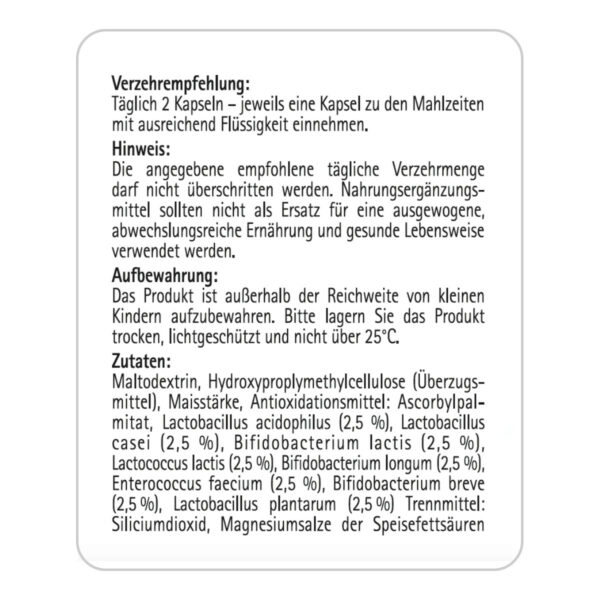 Abdigest Zutaten