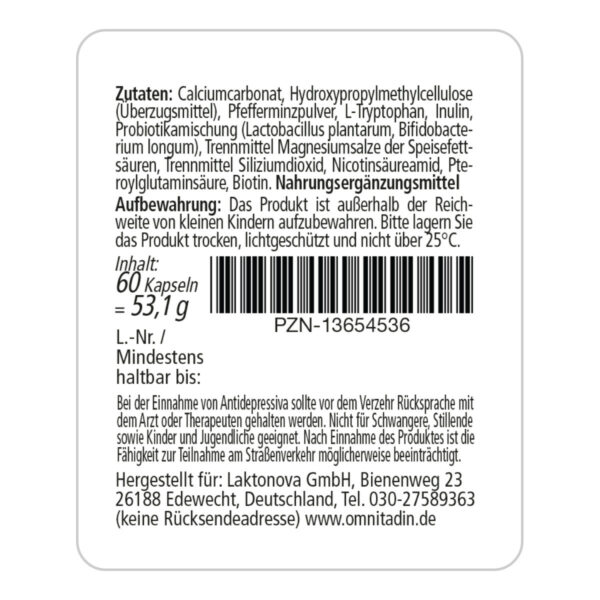Omnitadin Zutaten