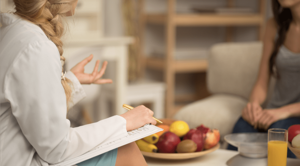 Diätassistentin in Ernährungsberatung zur Histaminintoleranz