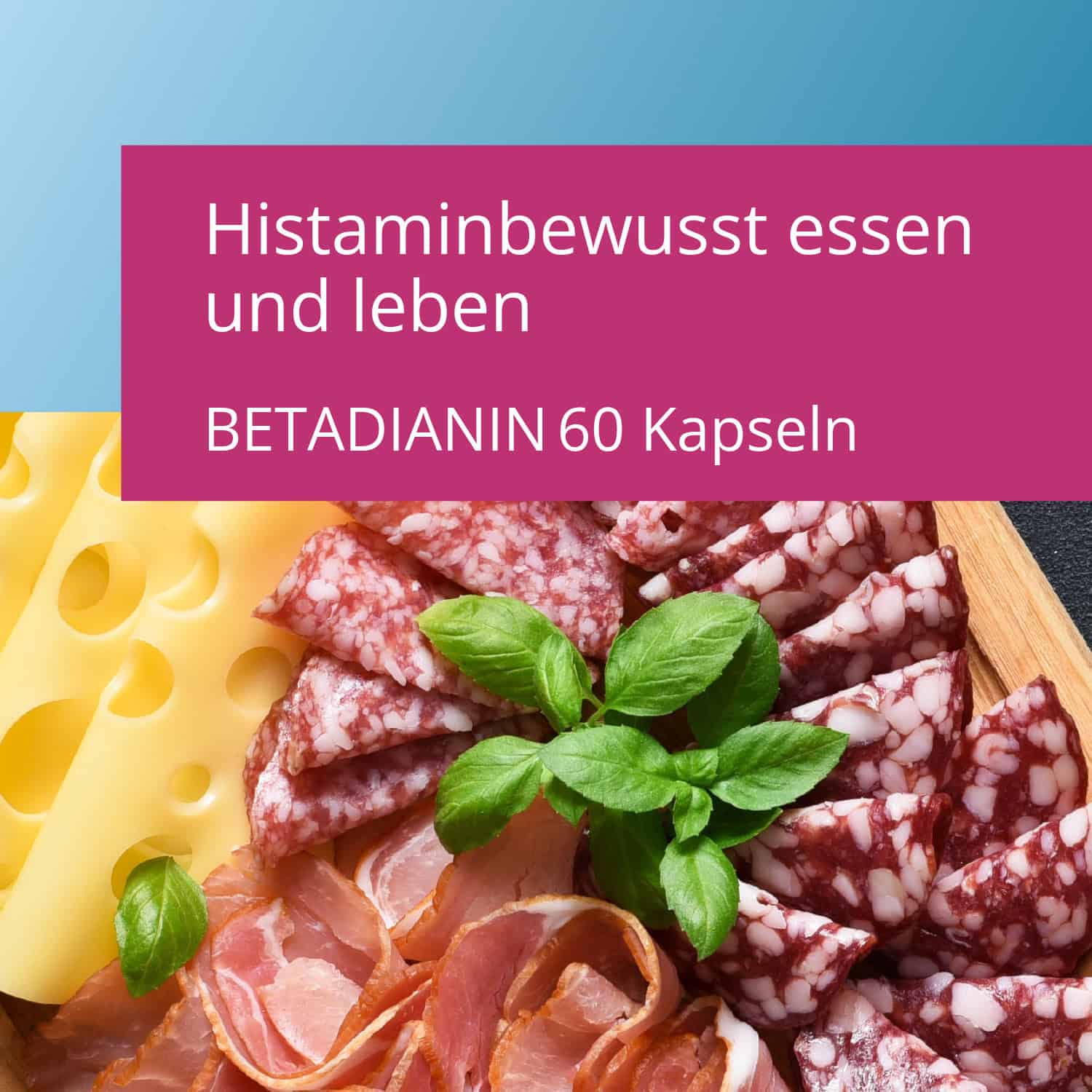 Gesunde Lebensmittel mit Betadinin 60 Kapseln für bewusste Ernährung.