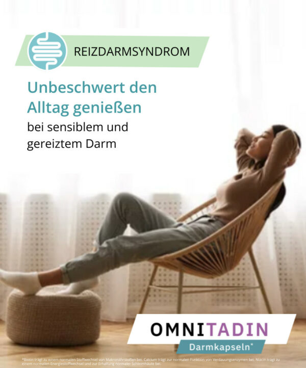 Mit Omnitadin Darmkapseln unbeschwert den Alltag genießen