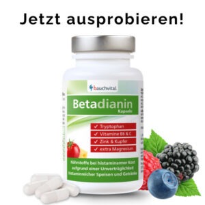 Betadianin Kapseln bei Histaminintoleranz