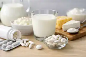Laktase vor Milchprodukten richtig anwenden