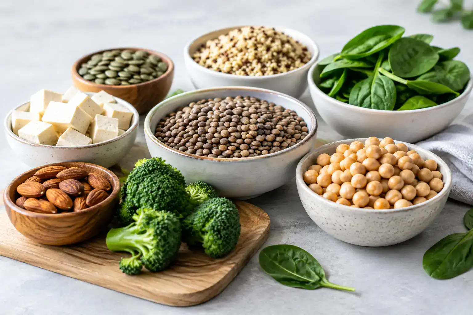 Sechs glutenfreie pflanzliche Eisenquellen